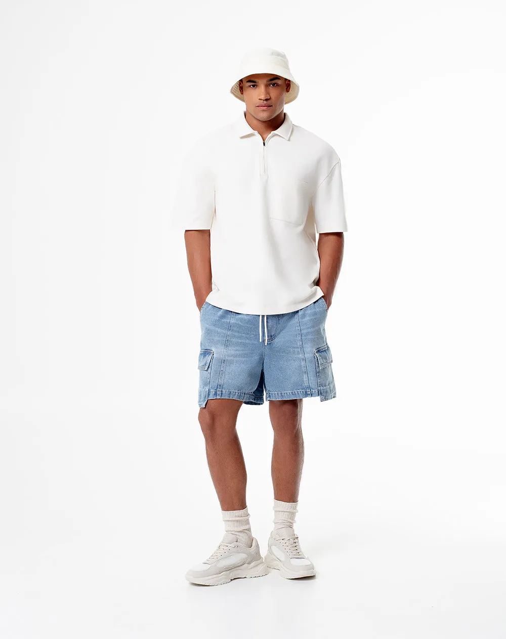 Bermuda regular fit índigo medio sold by Gef product image thumbnail 3