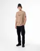 Camiseta oversized fit manga corta habano sold by Gef