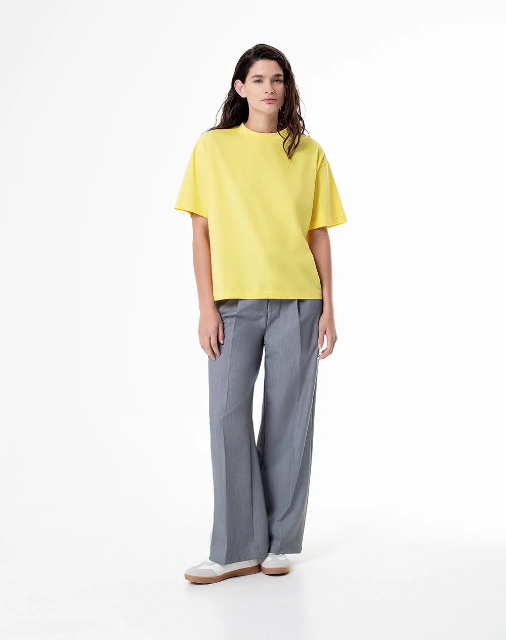 Camiseta relaxed fit manga corta amarilla sold by Gef product image thumbnail 4