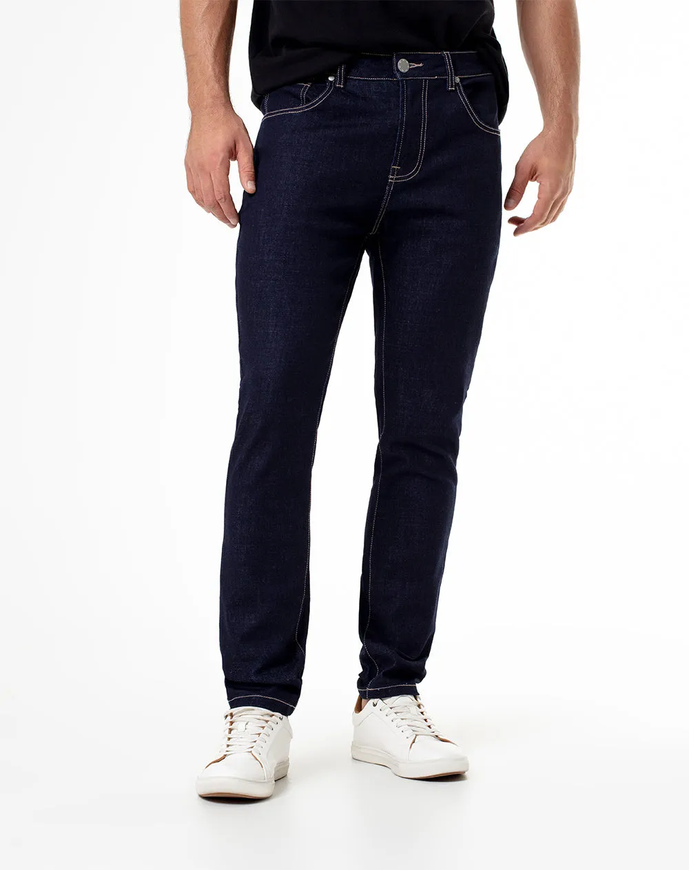 Jean skinny 68% algodón índigo oscuro hombre sold by Gef product image thumbnail 3