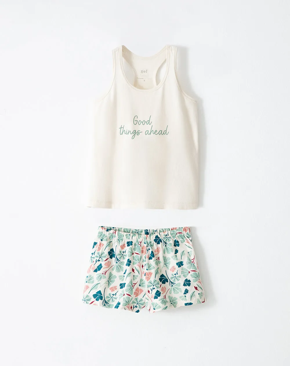 Pijama regular fit verde estampada sold by Gef