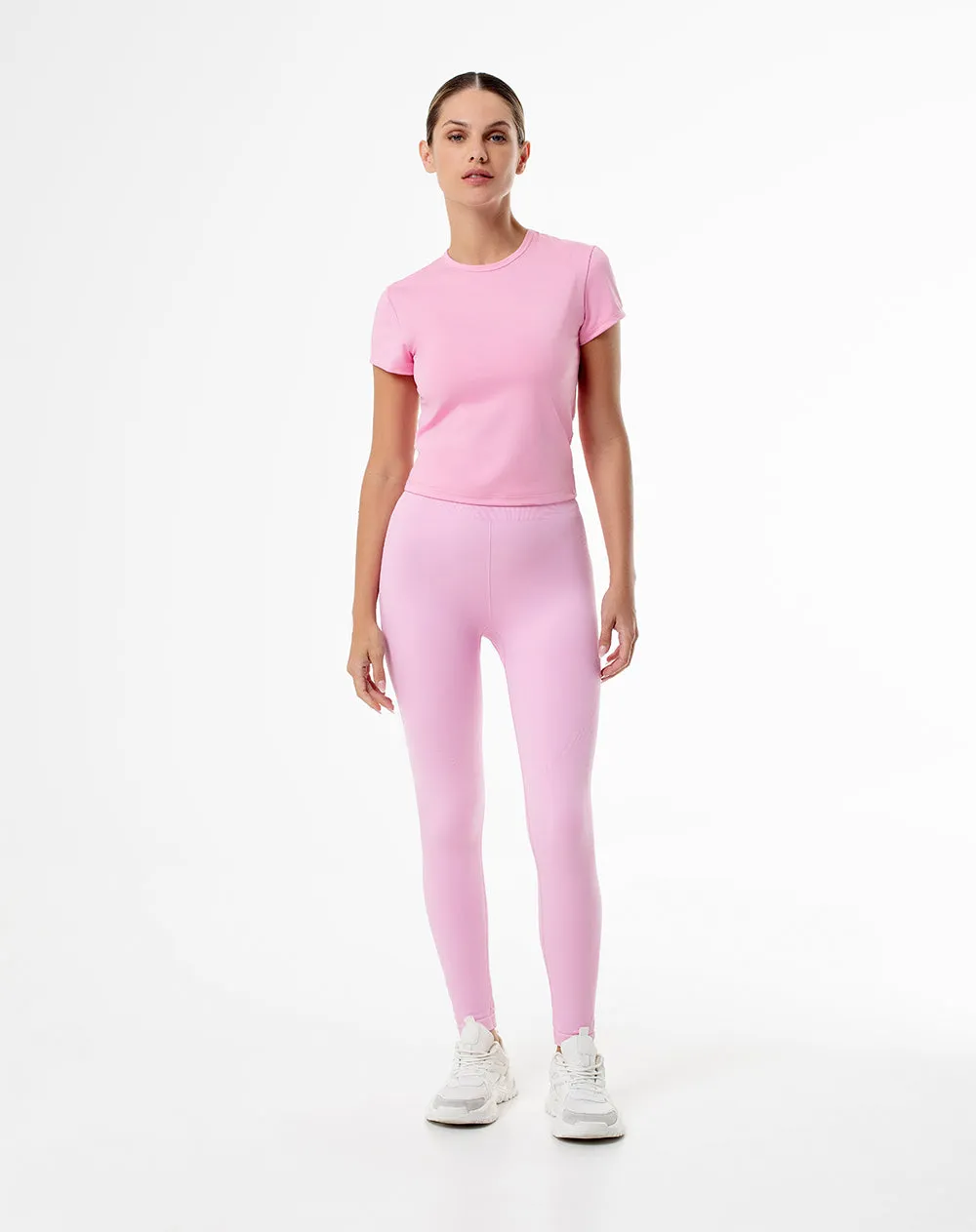 Legging tiro alto rosado sold by Gef