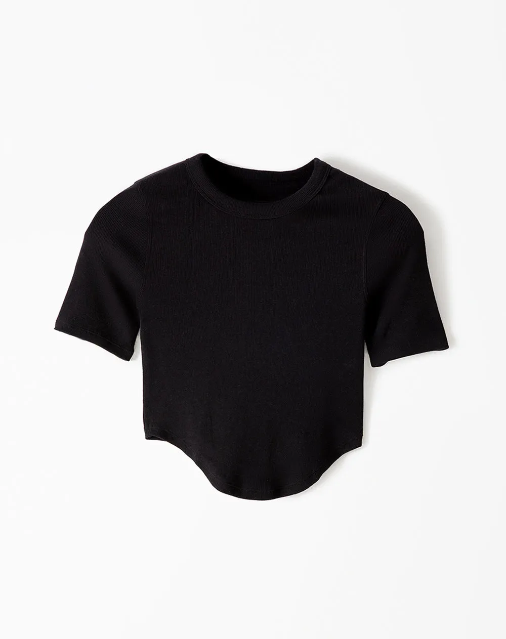 Camiseta slim algodón negra mujer sold by Gef product image thumbnail 5