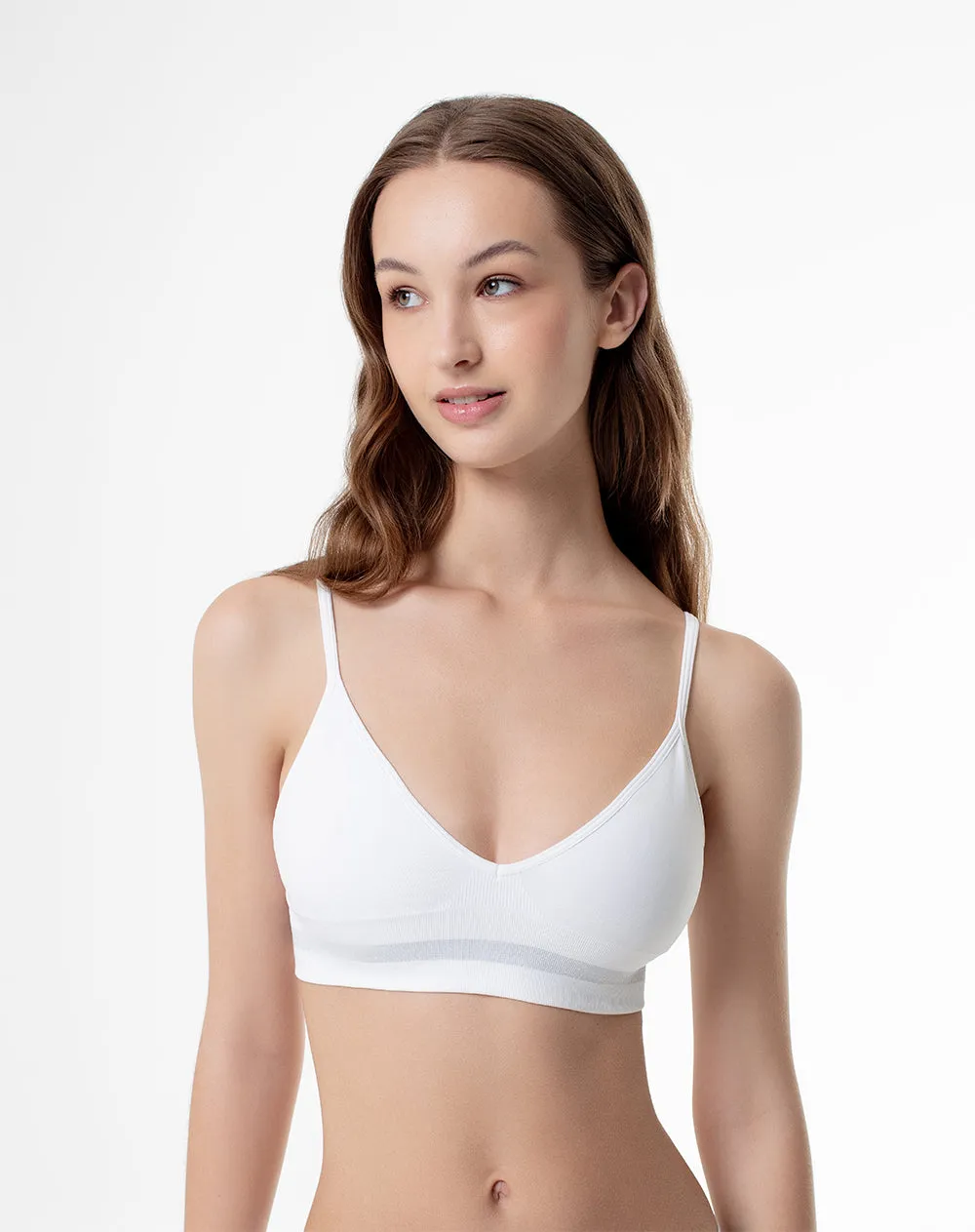 Top soporte medio seamless copas removibles blanco sold by Gef