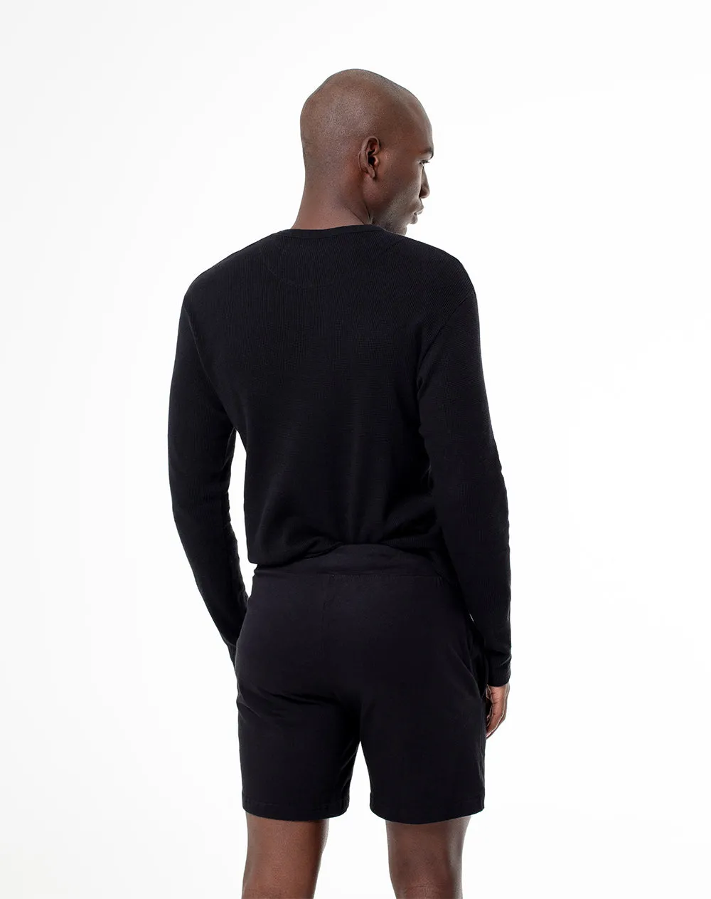 Bermuda de pijama hombre algodón negra sold by Gef product image thumbnail 2