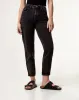 Jean mom fit fit tiro alto denim negro sold by Gef