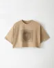 Camiseta relaxed fit manga corta habana sold by Gef