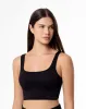 Top deportivo soporte medio seamless multifuncional negro sold by Gef