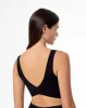 Top deportivo soporte medio seamless multifuncional negro sold by Gef