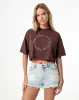 Camiseta relaxed fit manga corta café sold by Gef