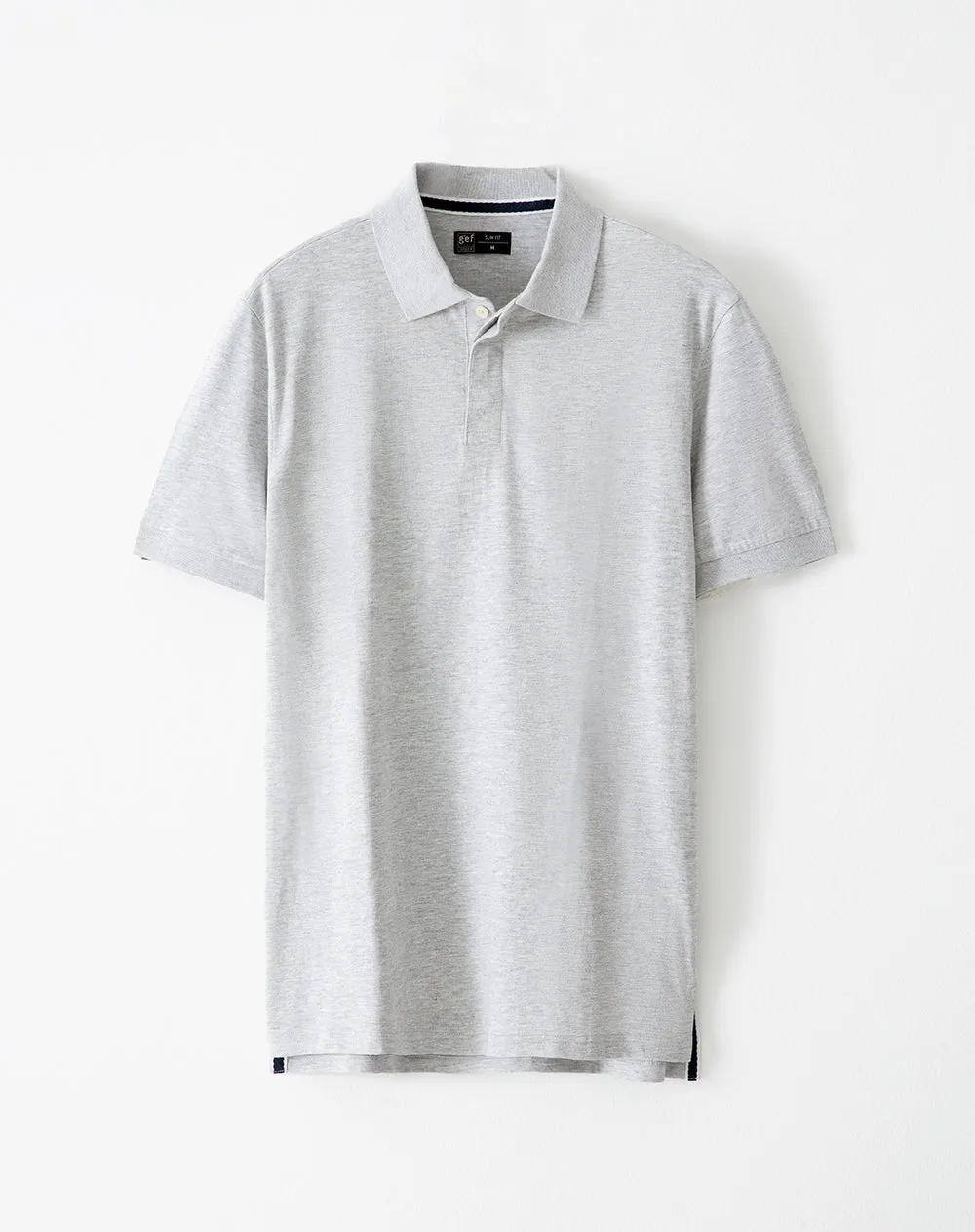 Polo slim algodón gris hombre sold by Gef product image thumbnail 5