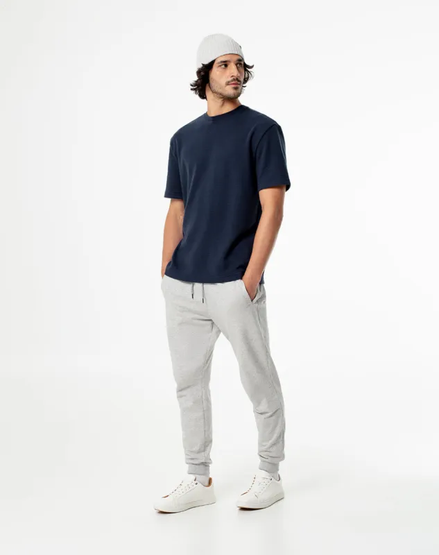 Jogger regular fit tiro medio gris jaspe sold by Gef