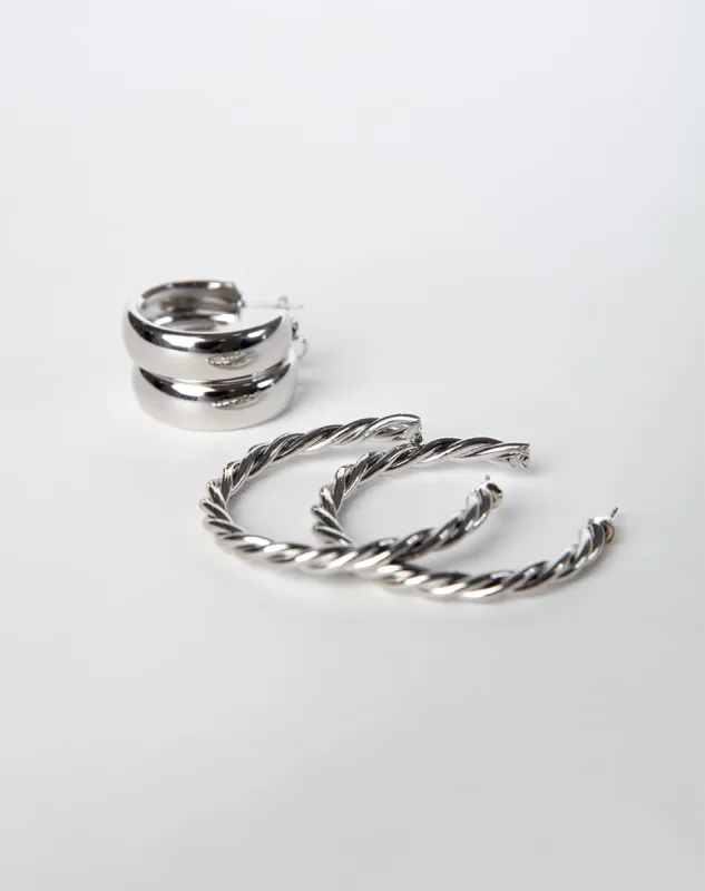 Arete plateado sold by Gef