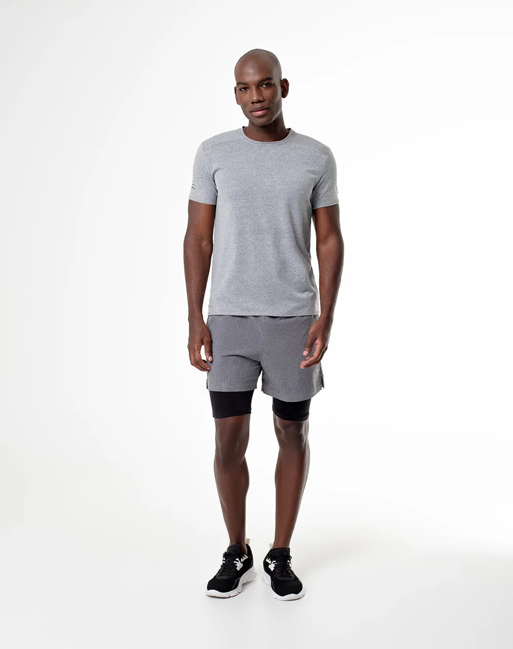 Camiseta deportiva control humedad gris hombre sold by Gef product image thumbnail 4