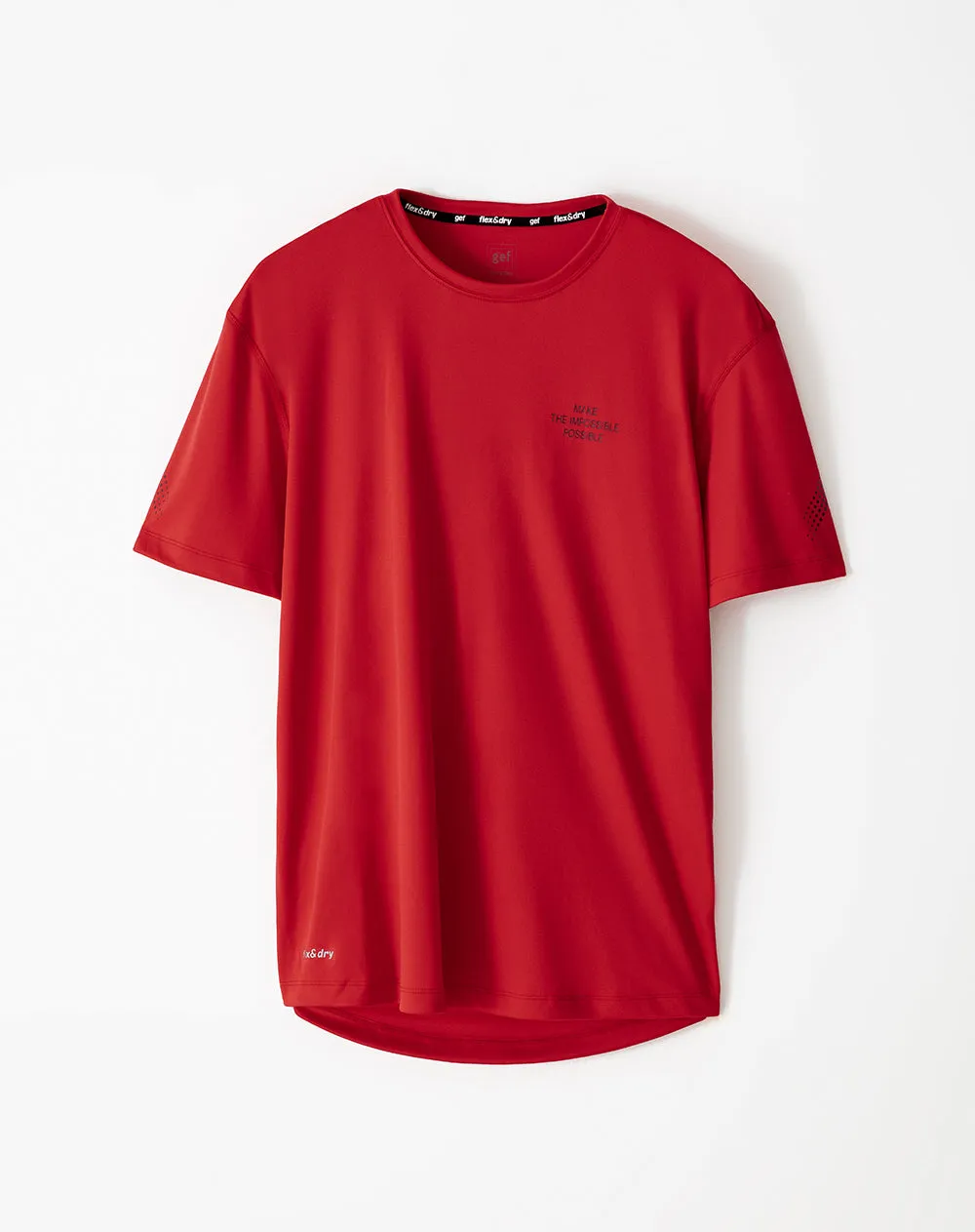 Camiseta deportiva control humedad roja hombre sold by Gef product image thumbnail 5