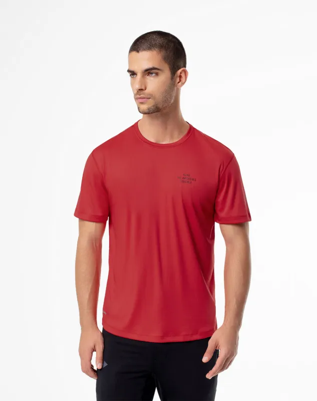 Camiseta deportiva control humedad roja hombre sold by Gef