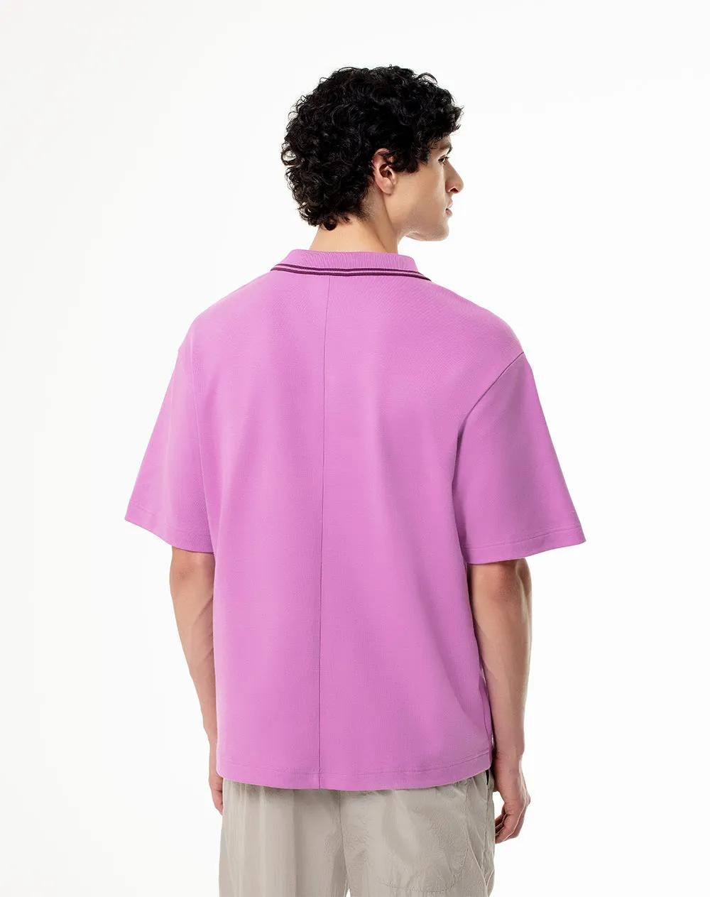 Polo regular fit morada sold by Gef product image thumbnail 2