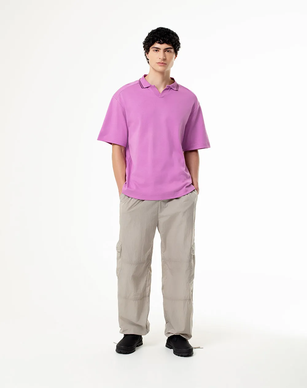 Polo regular fit morada sold by Gef product image thumbnail 4