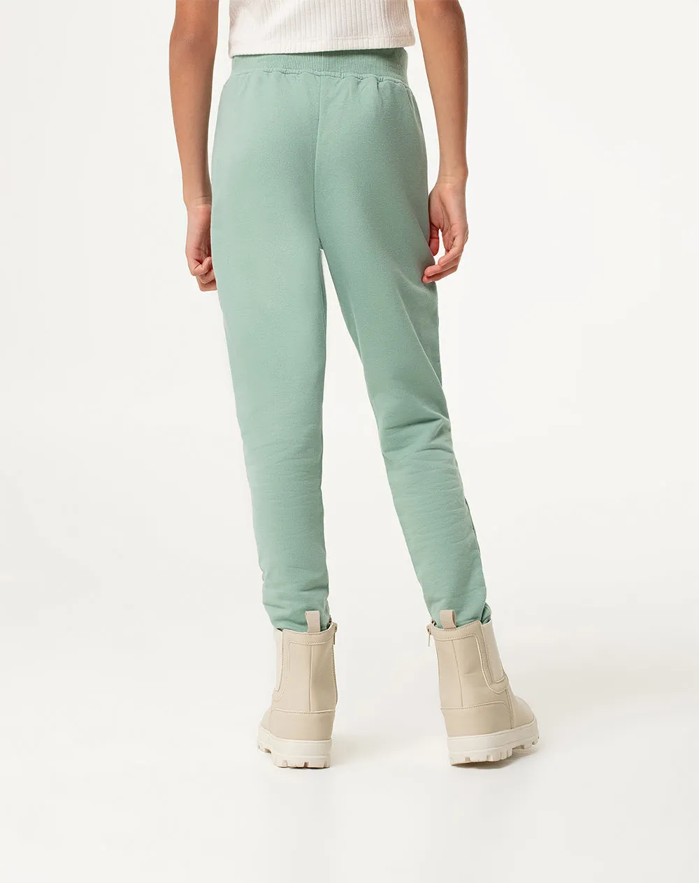 Jogger Linus regular fit tiro medio verde sold by Gef product image thumbnail 2