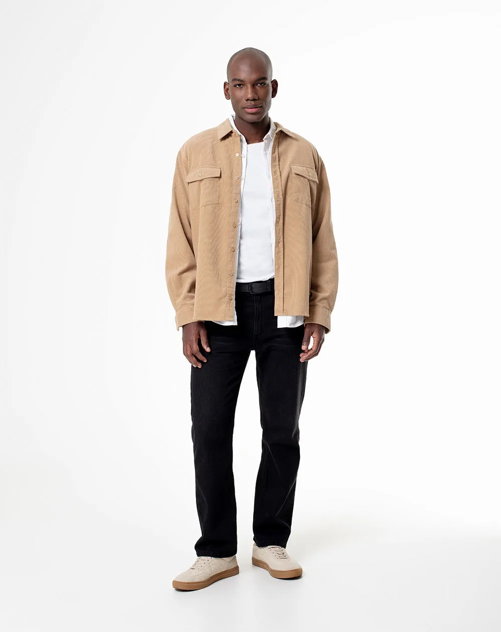 Camisa regular fit manga larga habana sold by Gef product image thumbnail 4