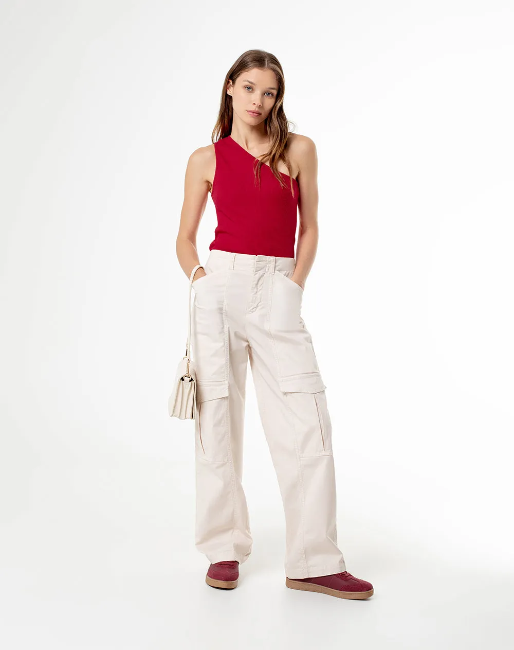 Camiseta Leje fitted fit roja sold by Gef product image thumbnail 4