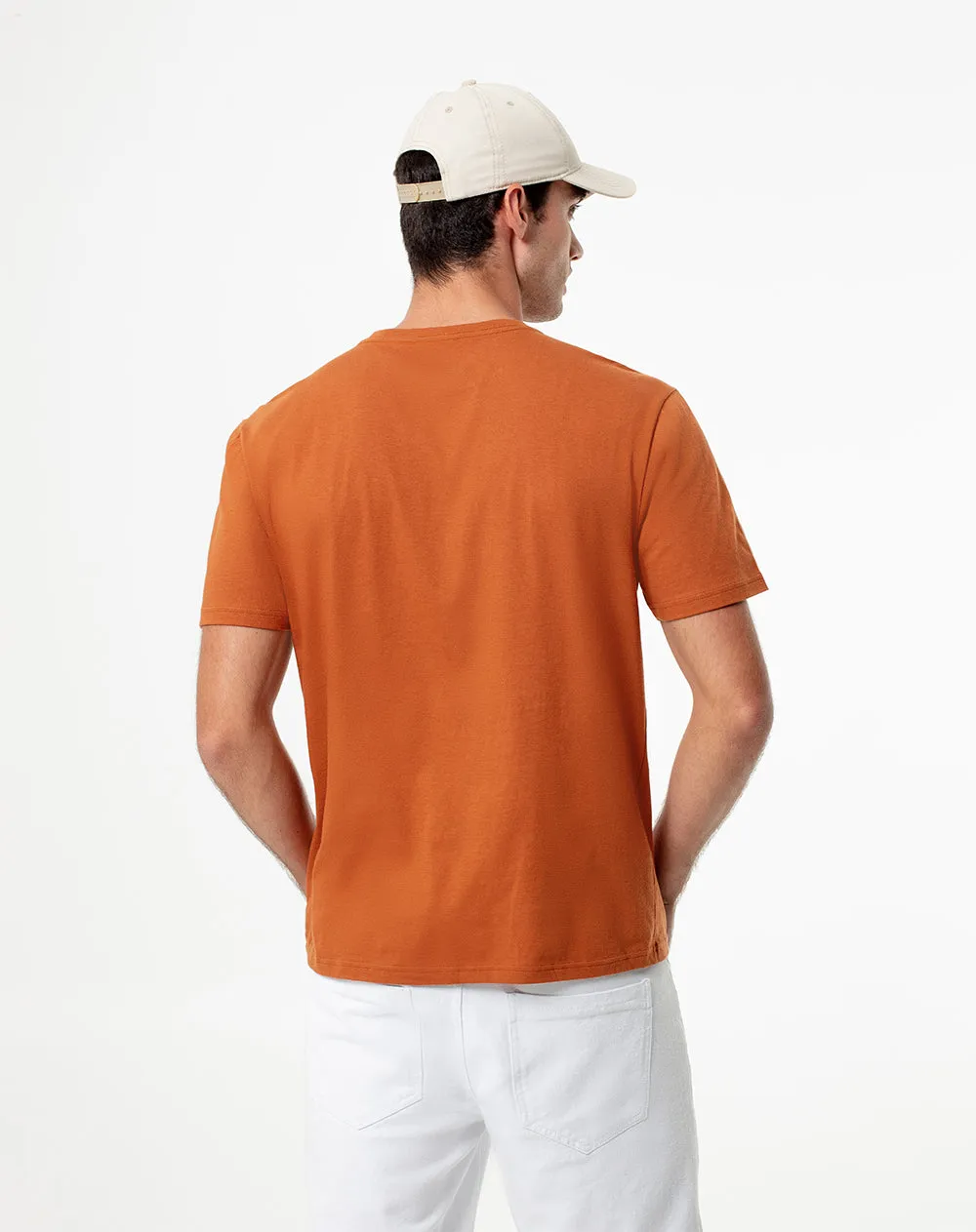 Camiseta slim fit manga corta café sold by Gef product image thumbnail 2