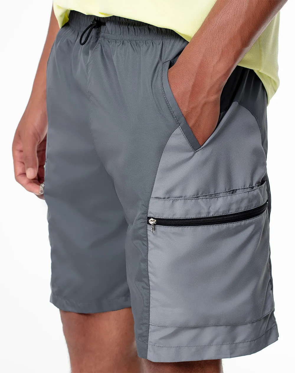 Short pantaloneta gris bloques sold by Gef product image thumbnail 4