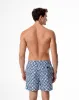 Pantaloneta azul estampado sold by Gef