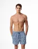 Pantaloneta azul estampado sold by Gef