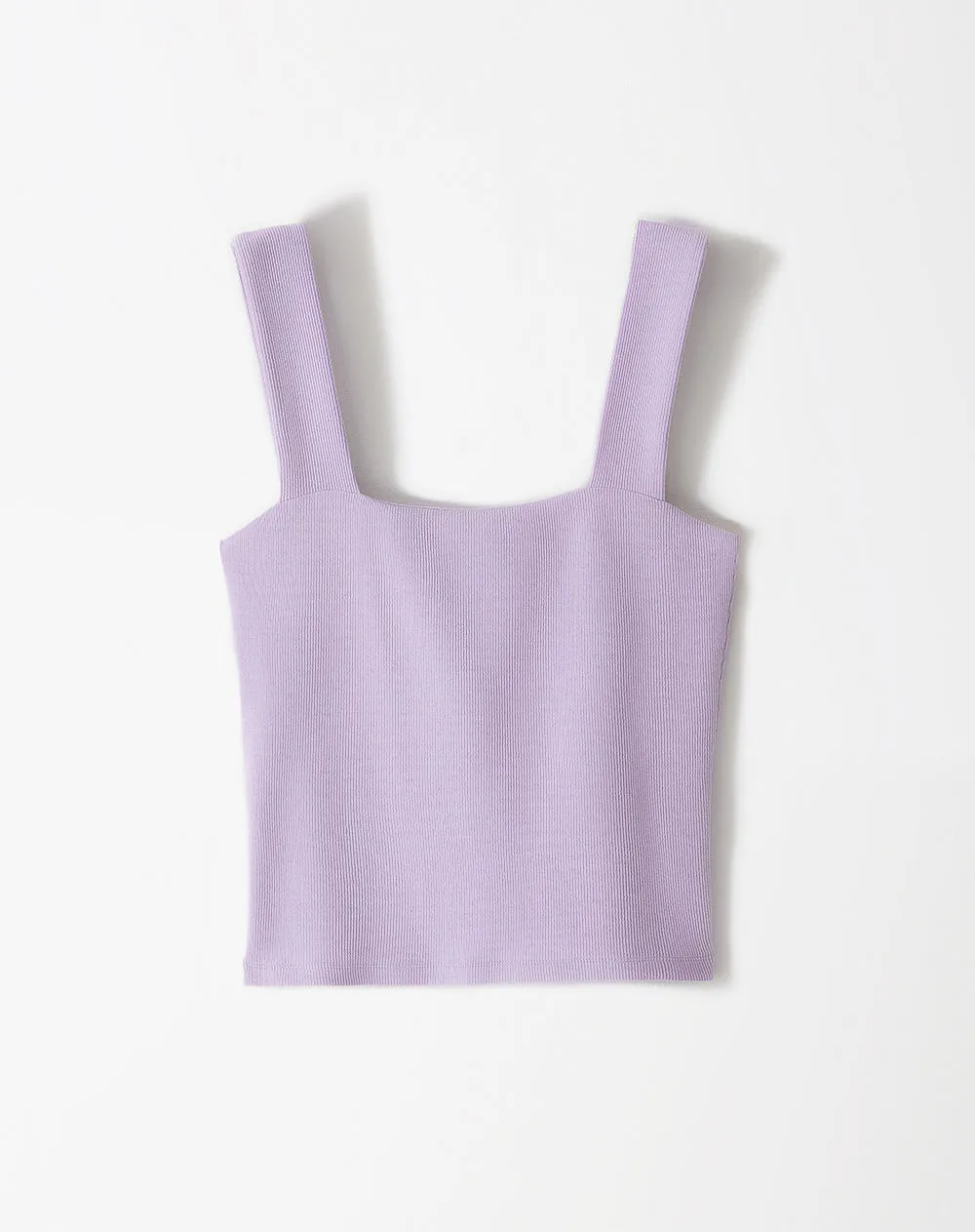 Crop top slim algodón lila estampado mujer sold by Gef product image thumbnail 5