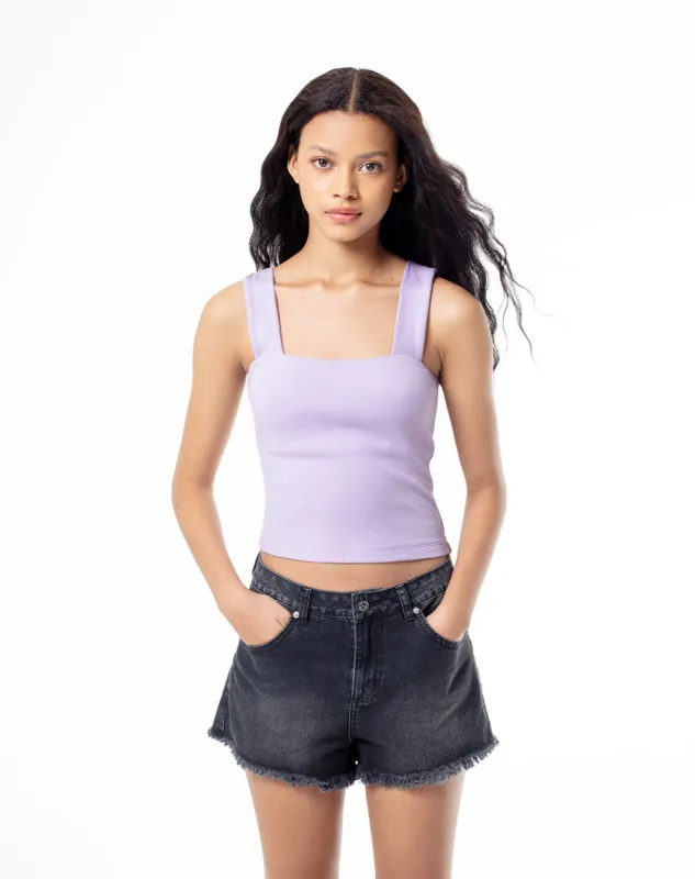 Camiseta slim fit lila sold by Gef