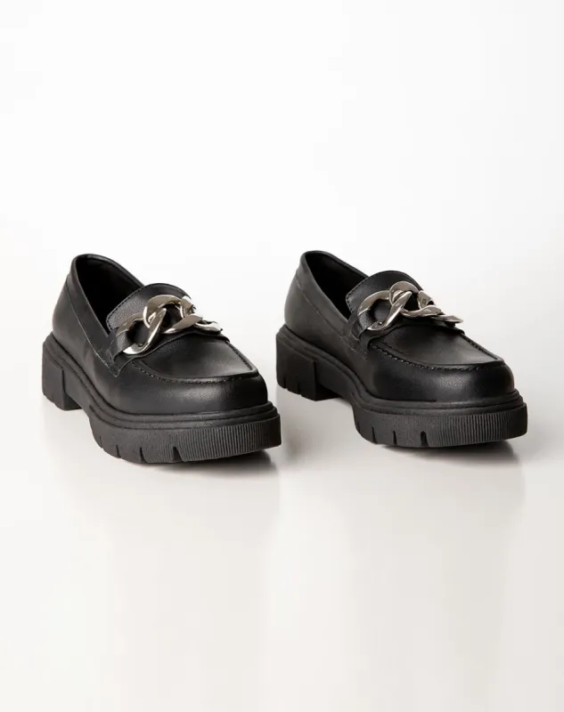 Zapatos loafer negro sold by Gef