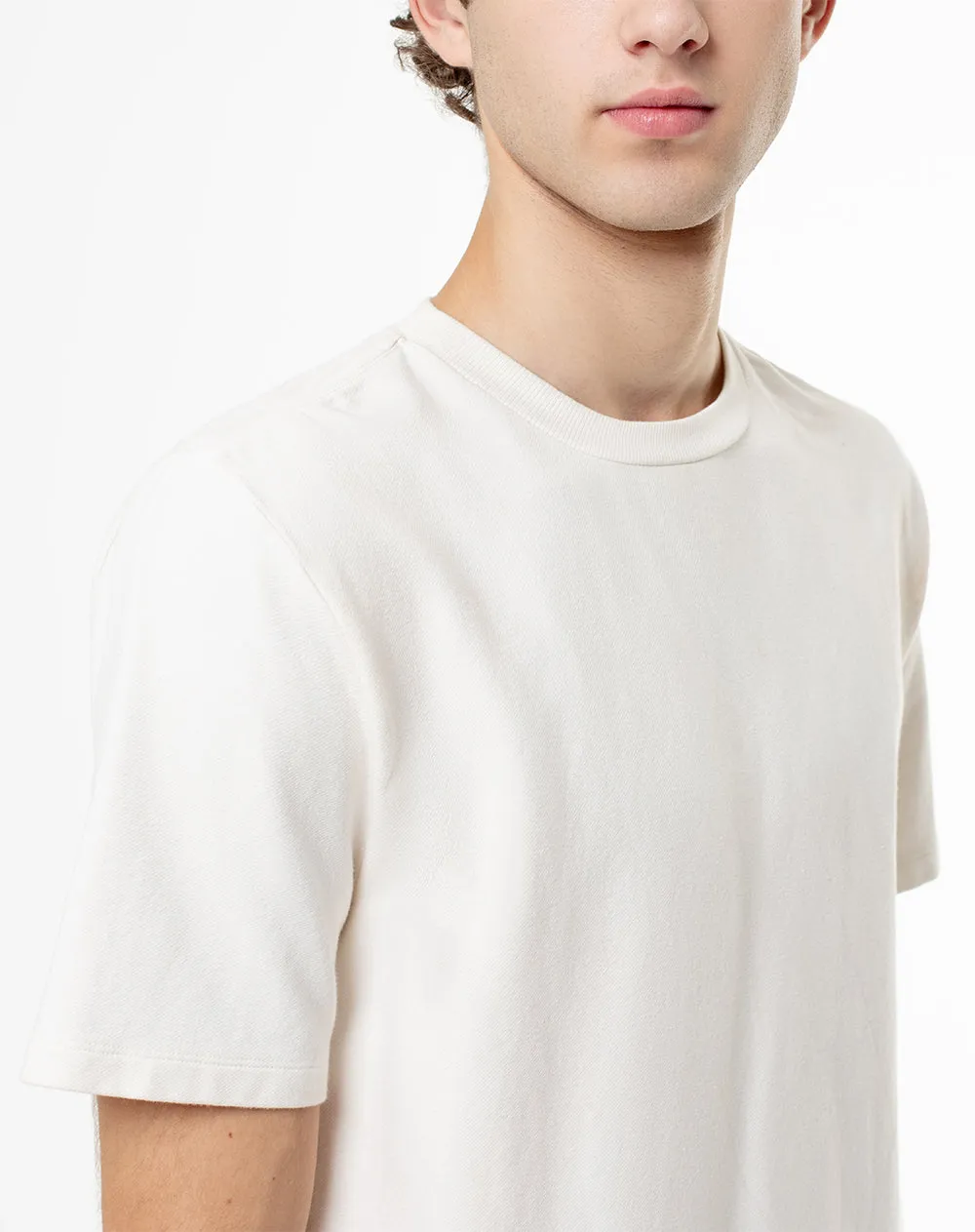 Camiseta oversize algodón vainilla hombre sold by Gef product image thumbnail 3