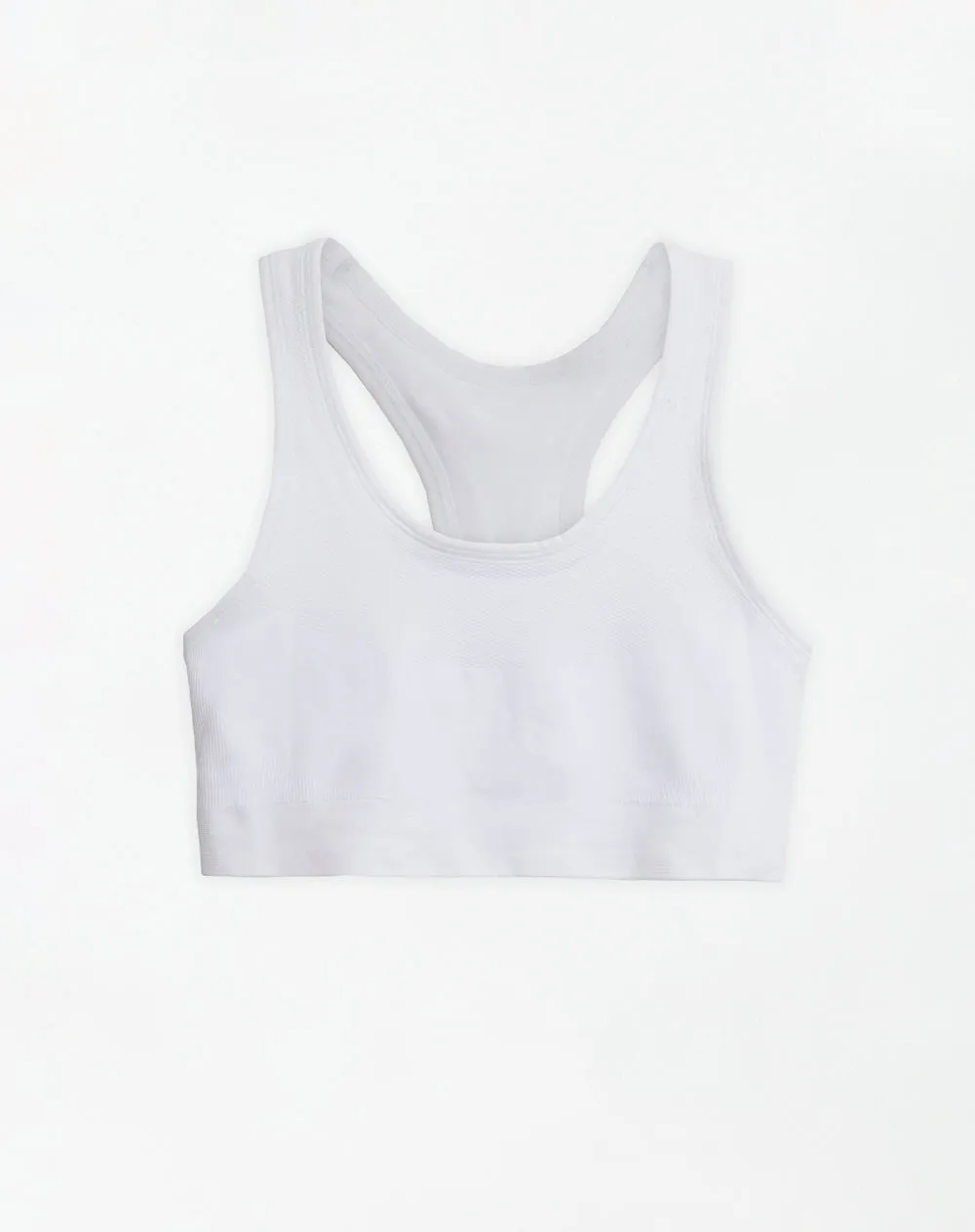 Top deportivo soporte alto seamless blanco sold by Gef product image thumbnail 5