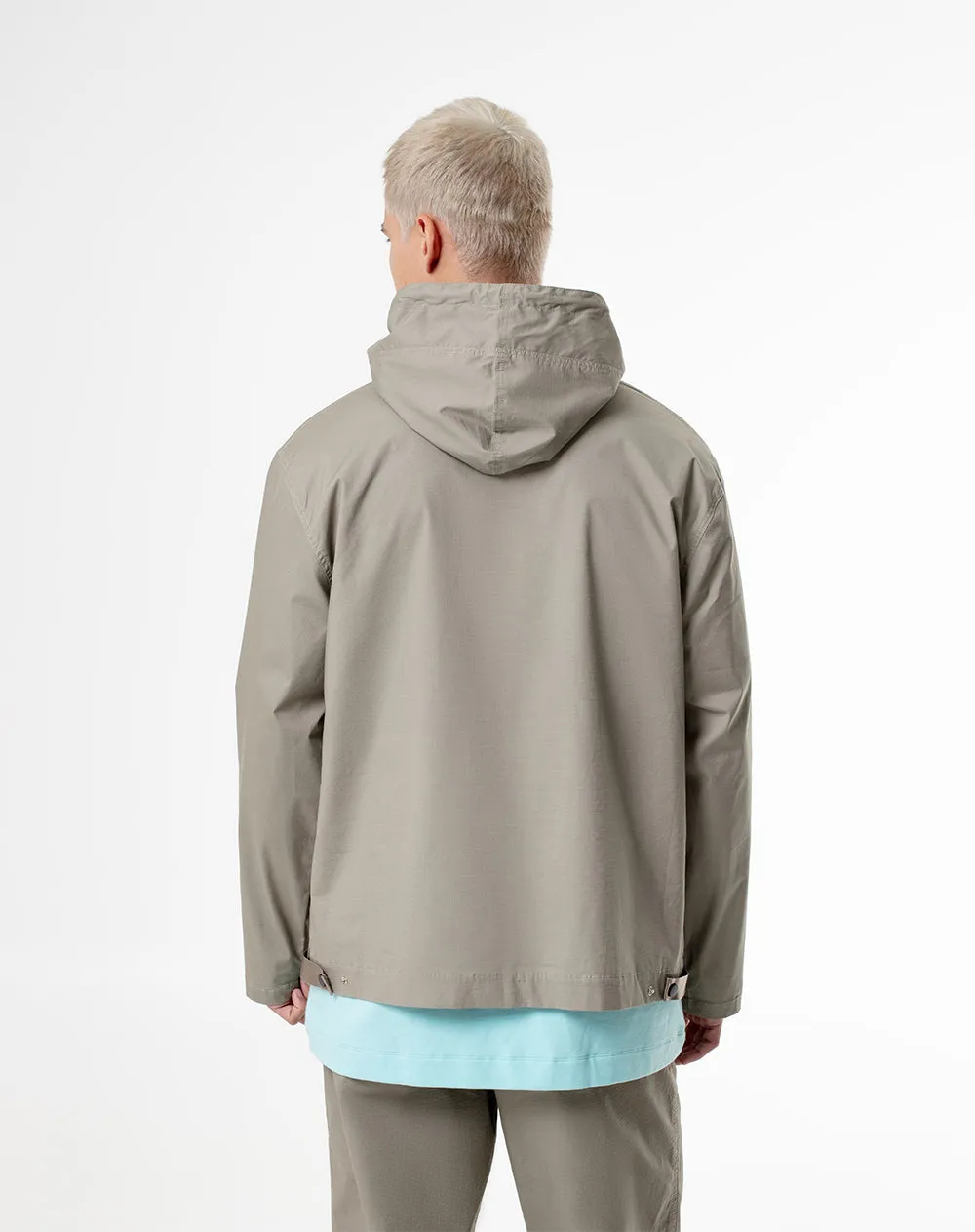 Chaqueta loose fit con capucha verde sold by Gef product image thumbnail 2