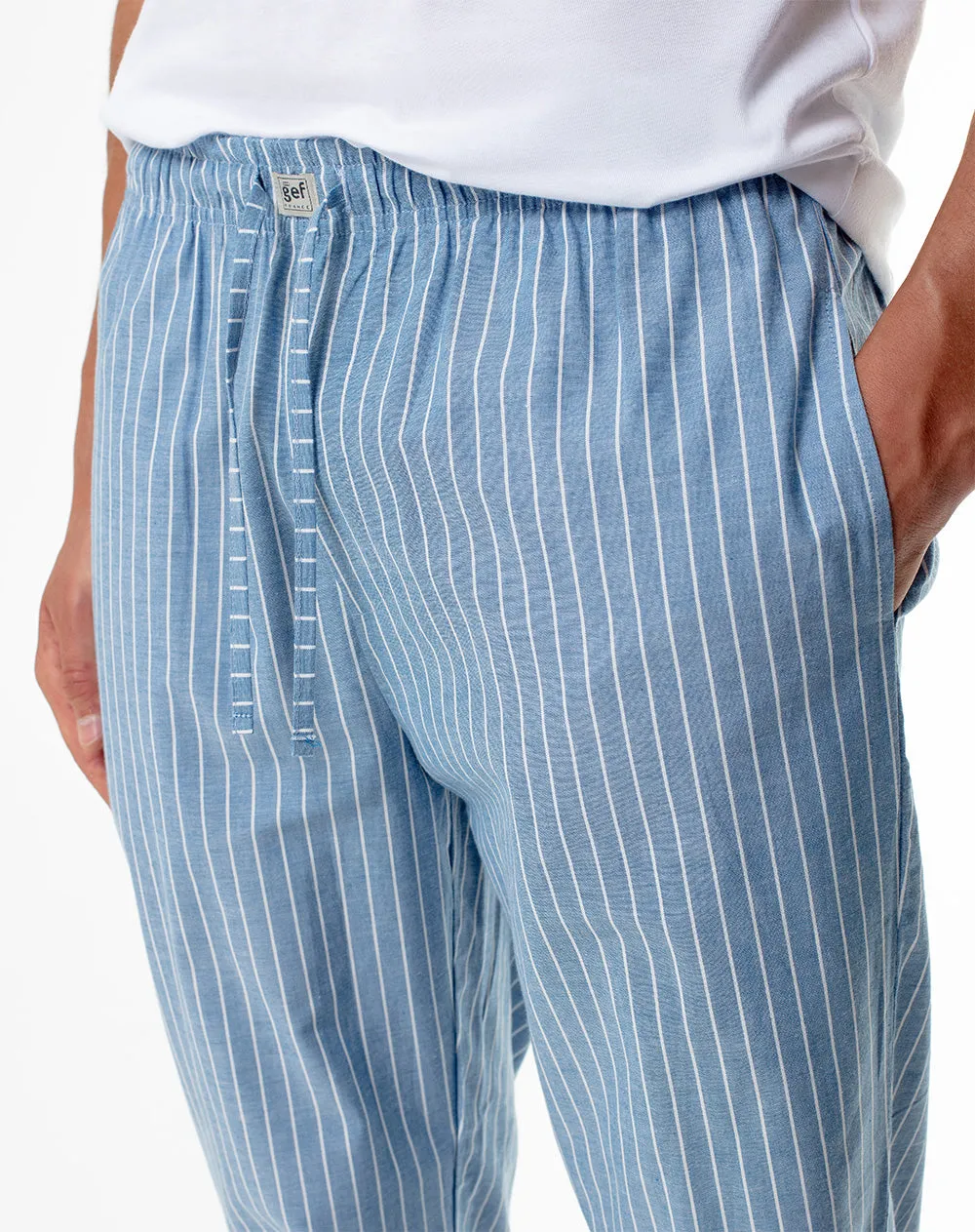 Pijama regular fit manga corta blanca sold by Gef product image thumbnail 4