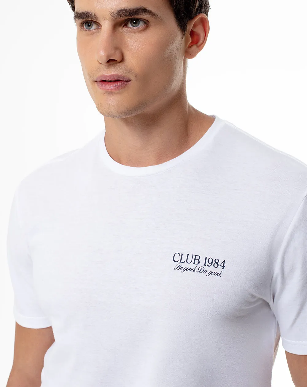 Pijama regular fit manga corta blanca sold by Gef product image thumbnail 3