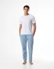 Pijama regular fit manga corta blanca sold by Gef