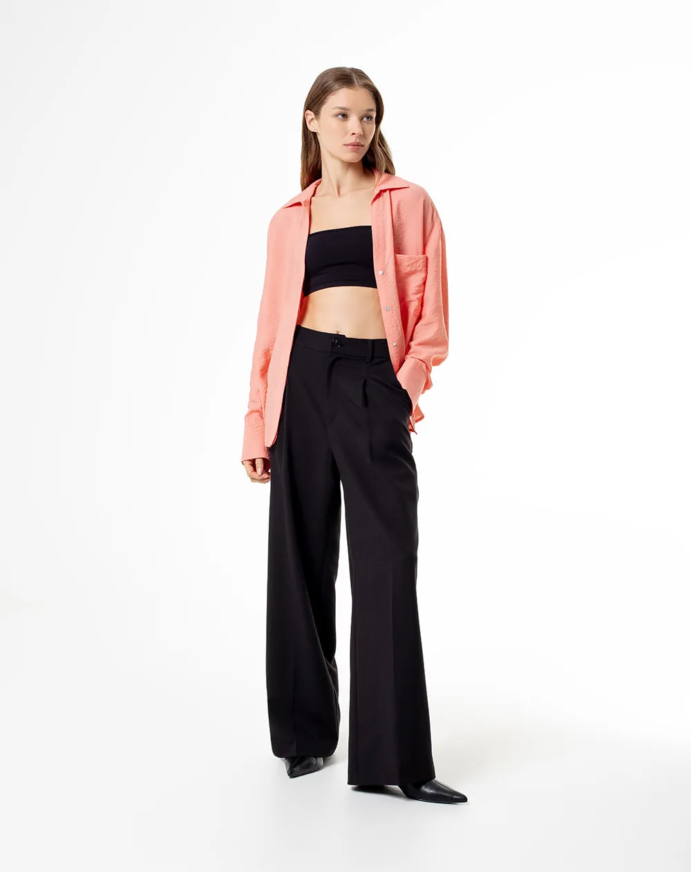 Camisa manga larga regular coral mujer sold by Gef product image thumbnail 4