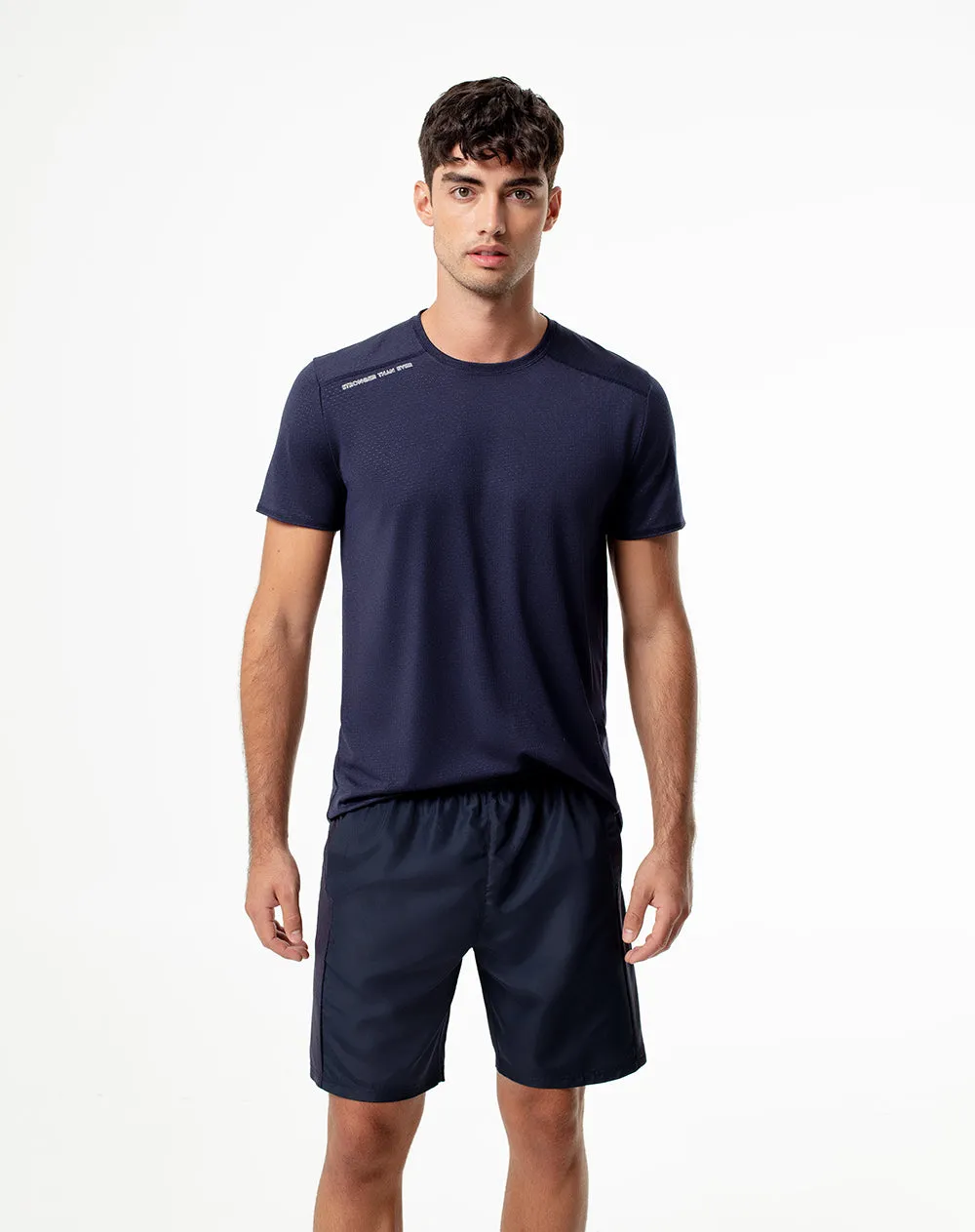 Pantaloneta deportiva secado rápido azul hombre sold by Gef