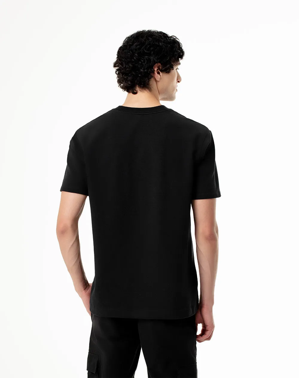 Camiseta oversize algodón negra hombre sold by Gef product image thumbnail 2