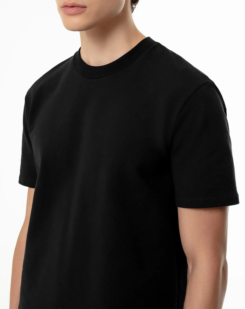 Camiseta oversize algodón negra hombre sold by Gef product image thumbnail 3
