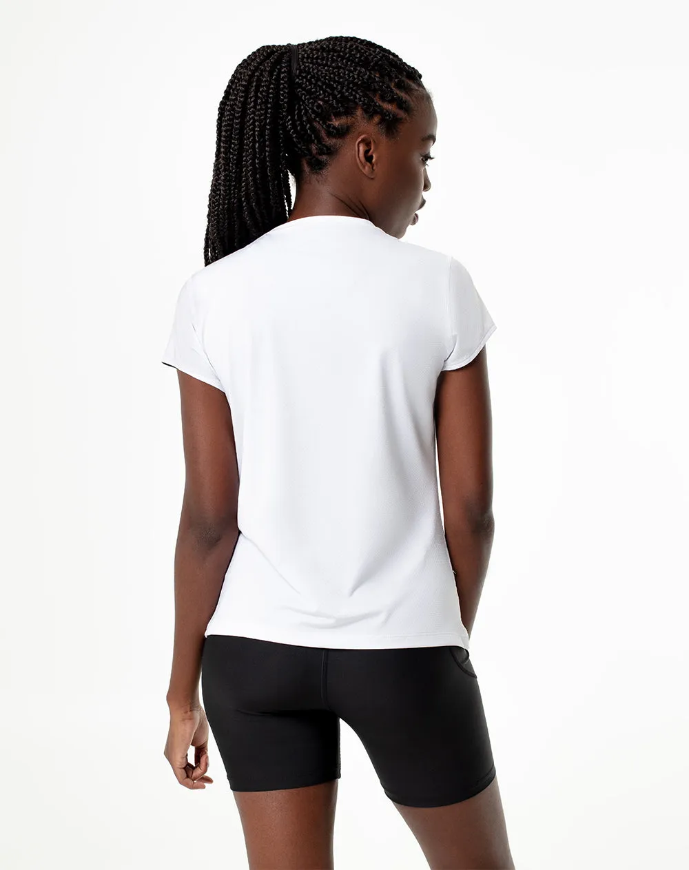 Camiseta deportiva secado rápido blanca mujer sold by Gef product image thumbnail 2