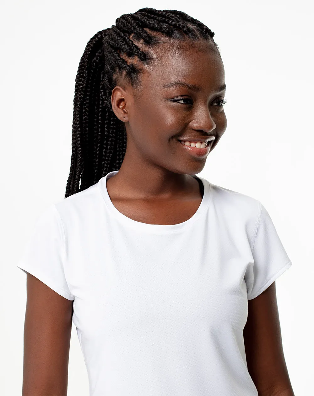 Camiseta deportiva secado rápido blanca mujer sold by Gef product image thumbnail 3