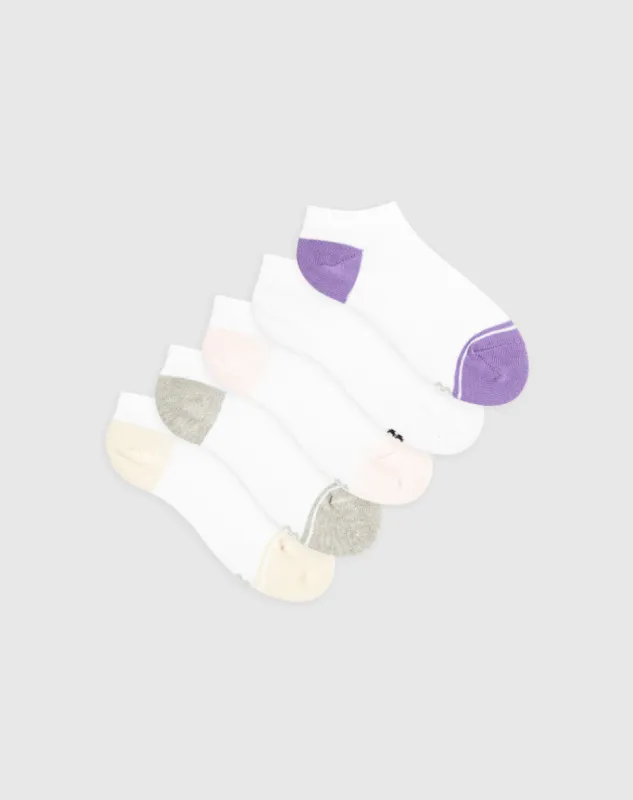 Medias niña tobillera corta algodón pack x5 surtido sold by Gef