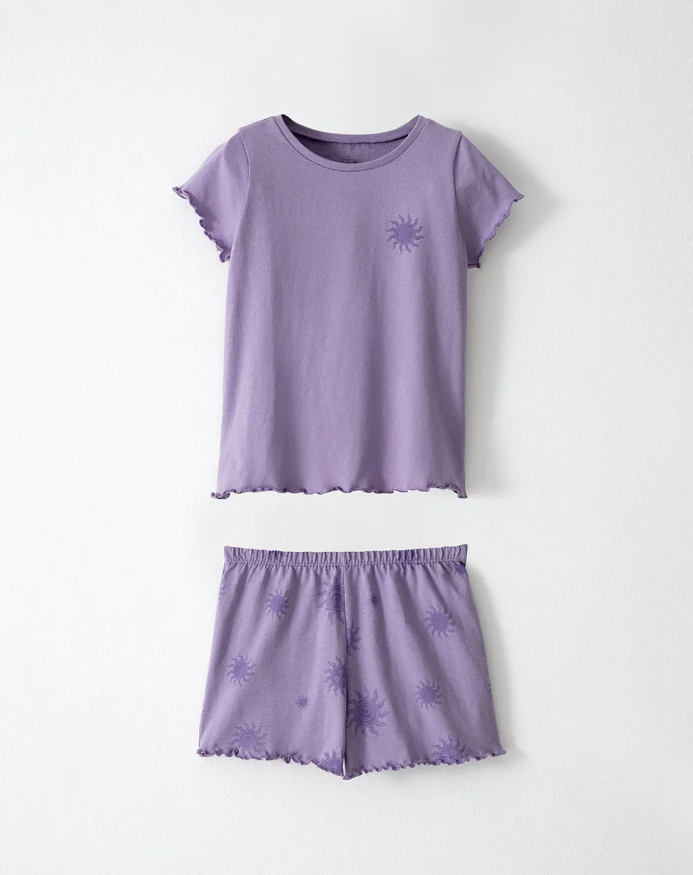 Pijama Lanis regular fit manga corta morada sold by Gef