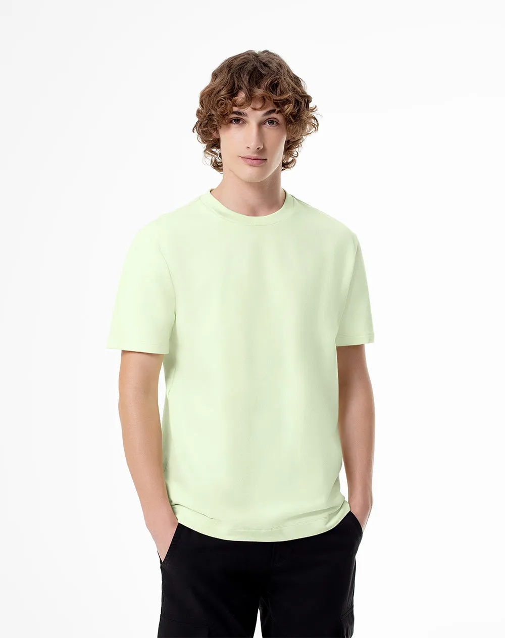 Camiseta oversized fit manga corta verde sold by Gef