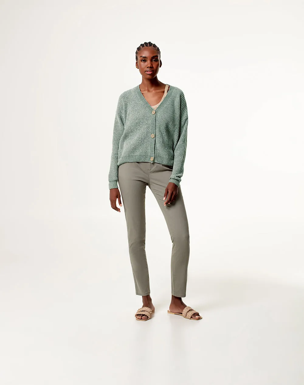 Buzo loose fit verde sold by Gef