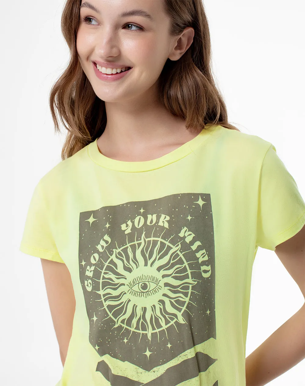 Camiseta regular fit manga 3/4 verde sold by Gef product image thumbnail 3