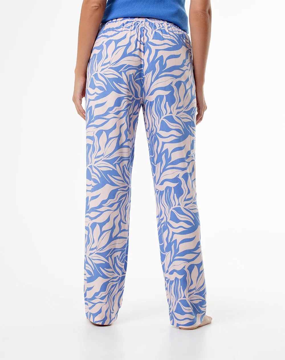 Pantalón regular fit tiro medio azul estampado sold by Gef product image thumbnail 2